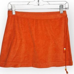 Express Women's Vintage Y2K Terry Cloth Micro Mini Skirt size XS